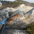 Línea de producción de trituración continua para mineral de cobre de dureza media a alta mediante trituradoras de mandíbula y de cono